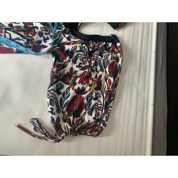 Holding Horses Anthropologie Isere Swing Multicolor Floral Boho Mini Dress Small - Picture 7 of 9